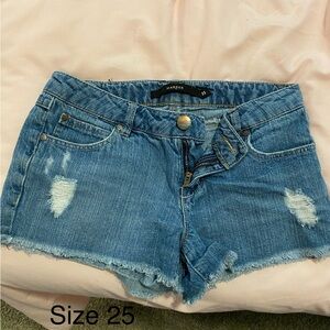 Blue Denim Women's Shorts